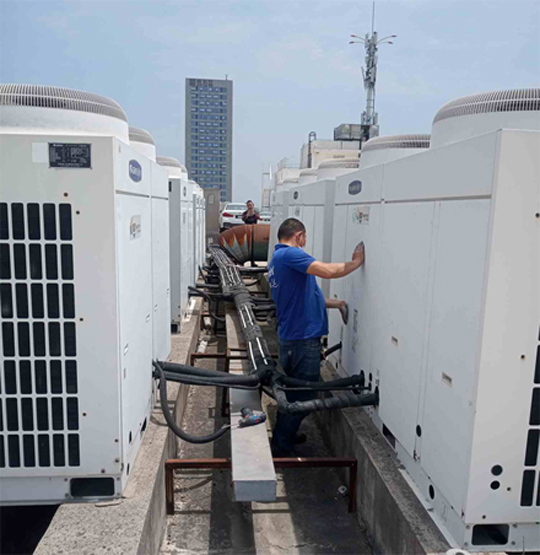 满城中央空调制热和不制冷系统维修方法